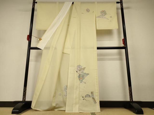 平和屋着物＊夏物　訪問着　絽　糸巻文　洗える着物　AABH3909jd 平和屋着物＊夏物 訪問着 絽 糸巻文 洗える着物 AABH3909jd - メルカリ
