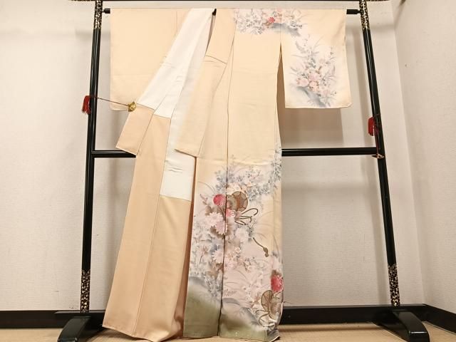 平和屋着物●訪問着　花鼓文　暈し染め　金彩　正絹　逸品　未使用　AABH6870ph 平和屋着物○訪問着 花鼓文 暈し染め 金彩 正絹 逸品 未使用