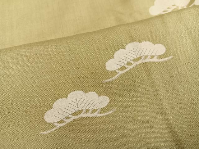 平和屋着物●訪問着　紬地　刺繍　松　金糸　正絹　逸品　AABH6878ph 平和屋着物○訪問着 紬地 刺繍 松 金糸 正絹 逸品 AABH6878ph - メルカリ
