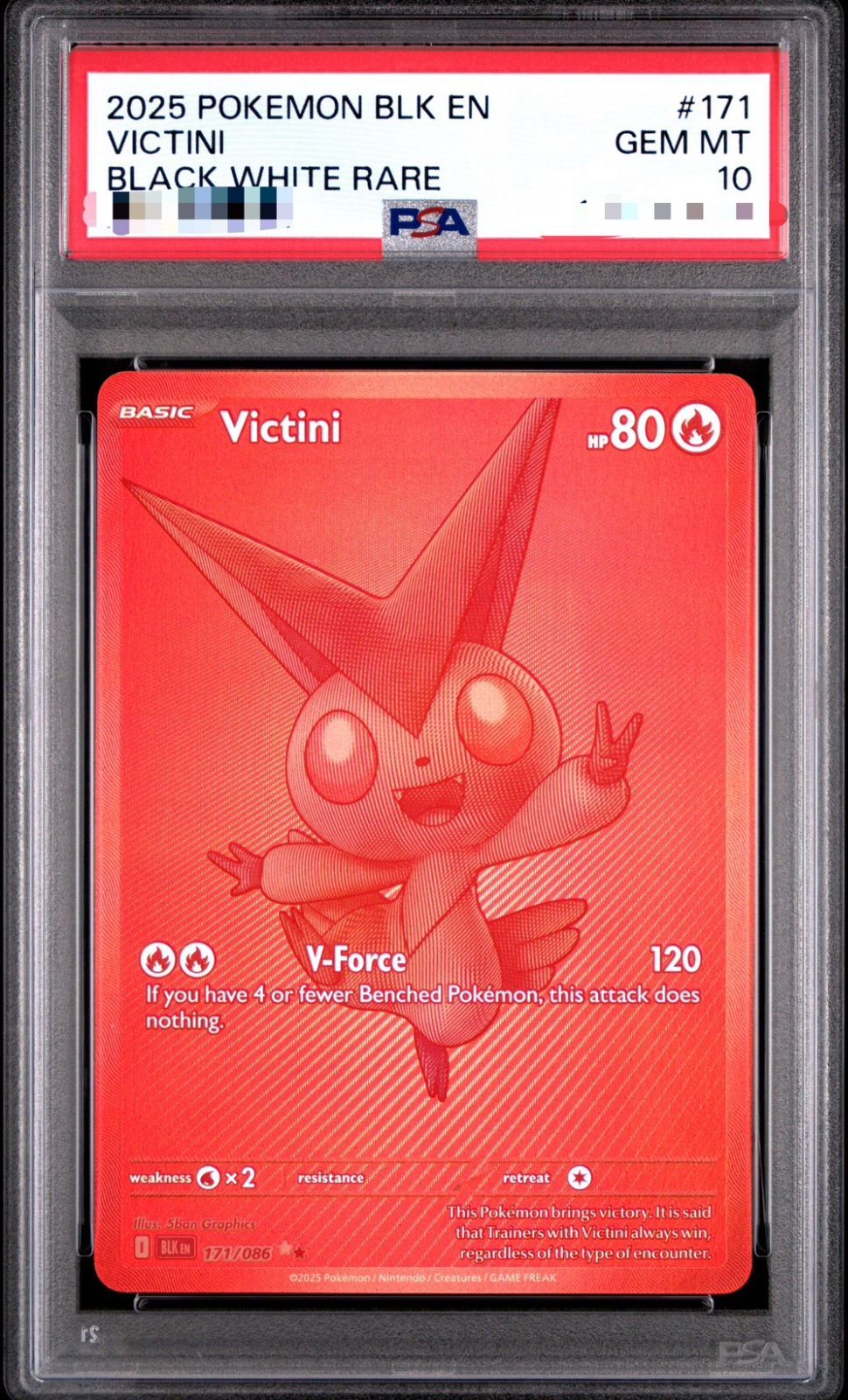 ポケモンカード ビクティニ bwr psa10 英語 ポケモンカード ビクティニ BWR PSA10 英語 - メルカリ