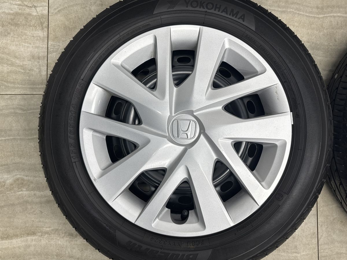 新車外し】ホンダ JF3 N-BOX 純正スチール 14in 4.5J +40 PCD100 