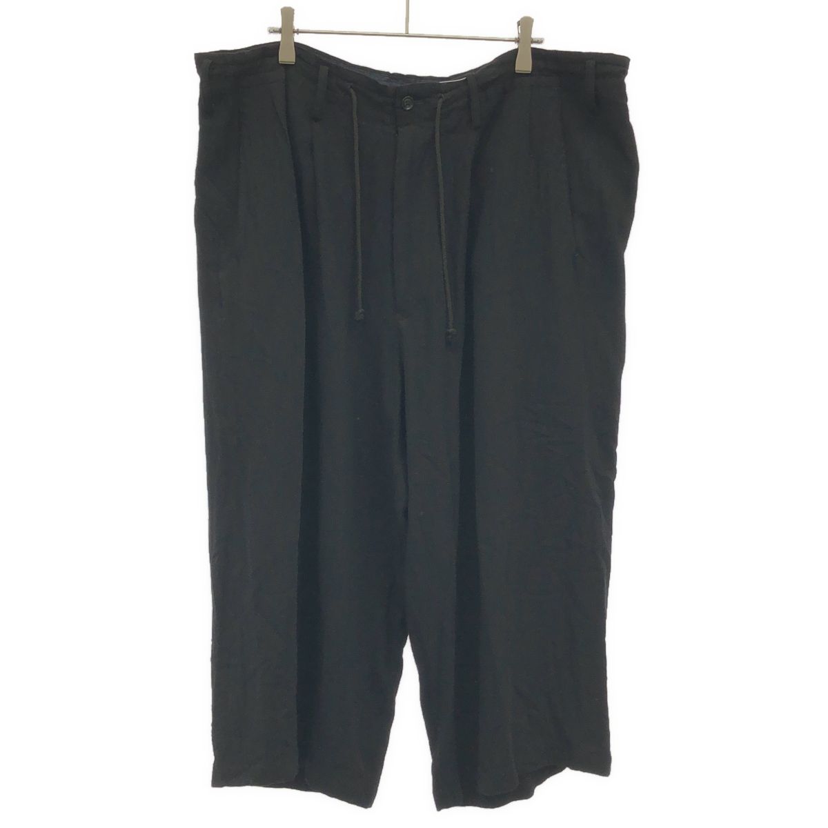 新品同様　ヨウジヤマモトプールオム　21ss　ウールギャバ　紐ワイドパンツ 中古・古着通販】Yohji Yamamoto pour homme (ヨウジヤマモト