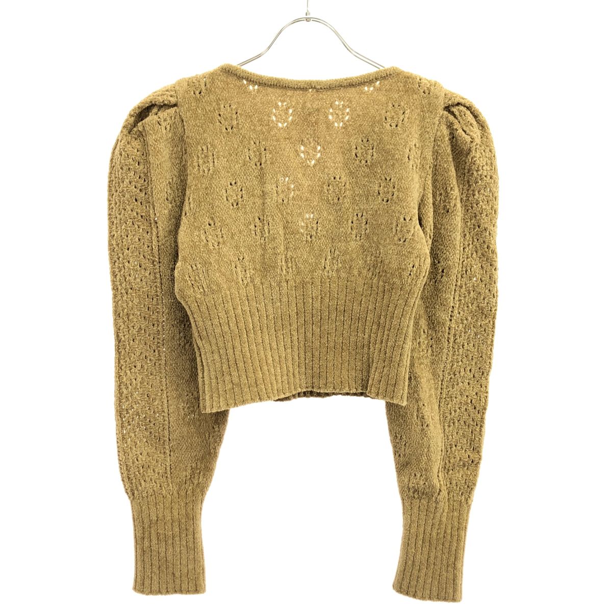 FETICO フェティコ 25AW Mole knitted jumper ニットトップス FTC254-0701 ベージュ 36 FETICO フェティコ 25AW Mole knitted jumper ニットトップス FTC254