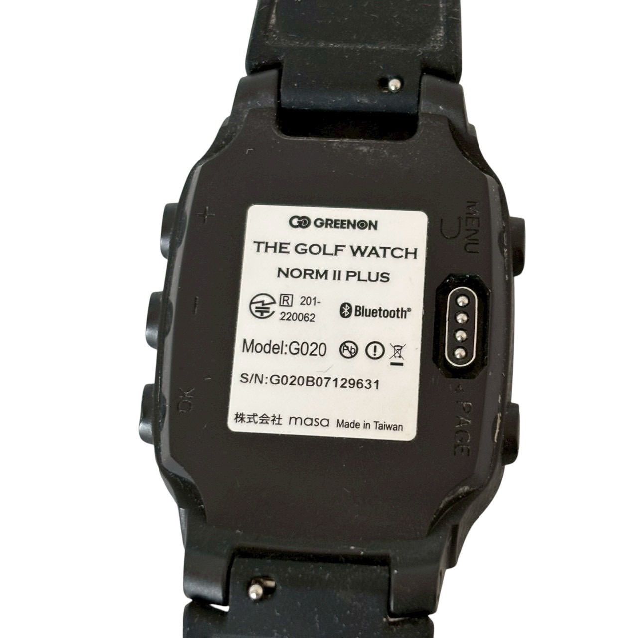 GREENON グリーンオン NORMⅡ PLUS ゴルフウォッチ G020 Bluetooth対応