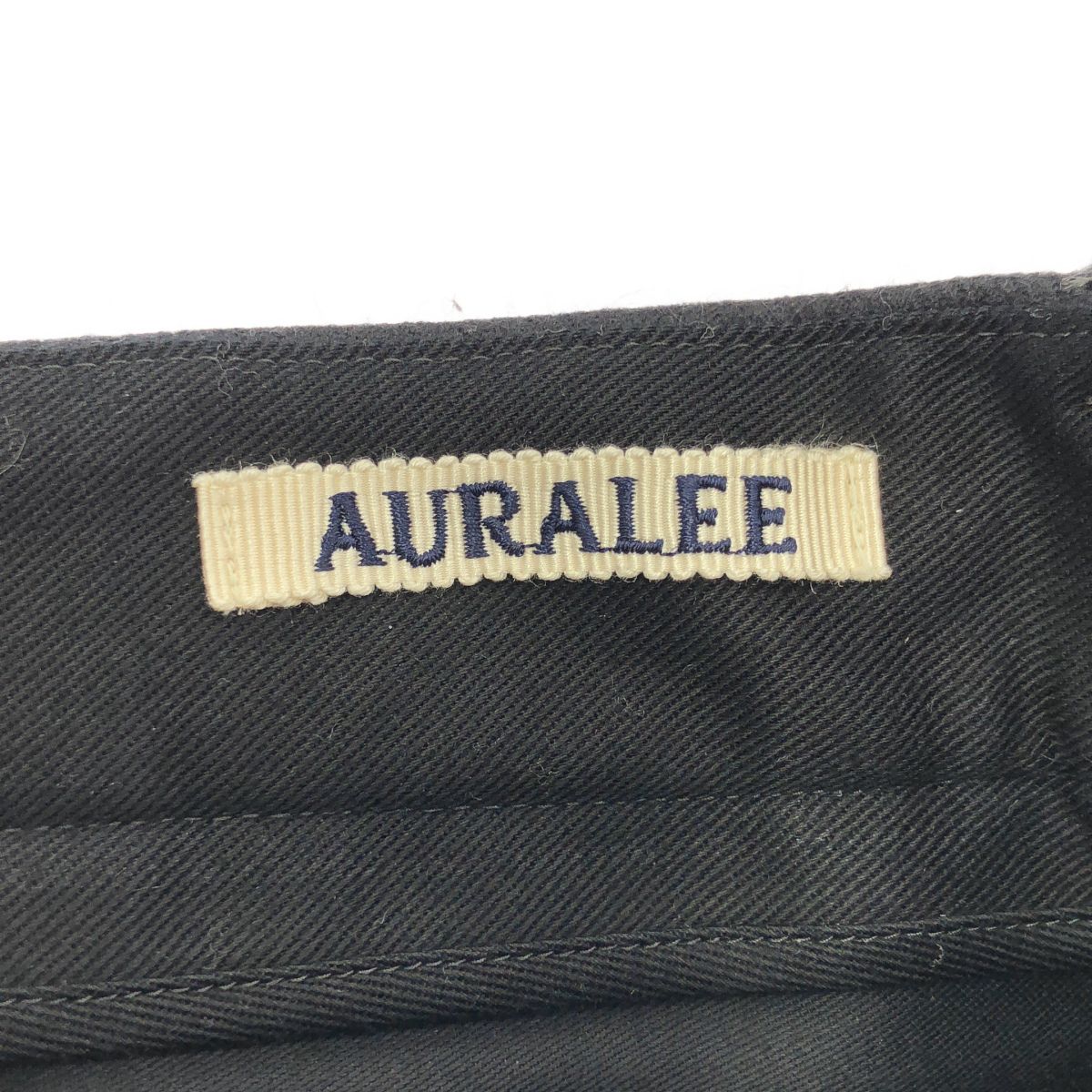 AURALEE オーラリー 24AW LIGHT MELTON SLACKS メルトンスラックス 