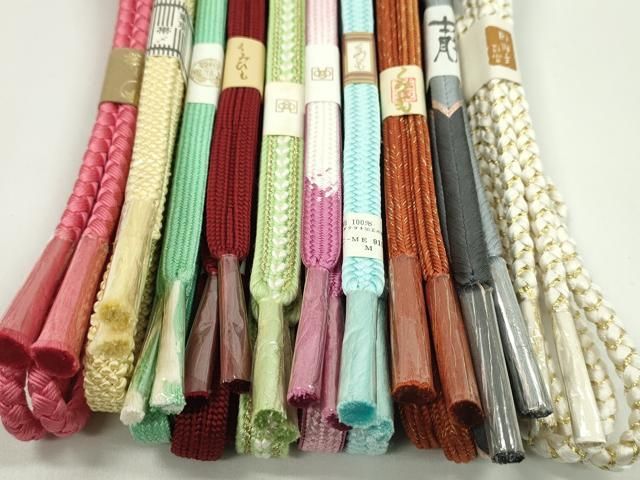 平和屋着物●和装小物　帯締め10本セット　丸源氏組　礼装用　金糸　逸品　未使用　CABF7392ju 平和屋着物○和装小物 帯締め10本セット 丸源氏組 礼装用 金糸 逸品 未