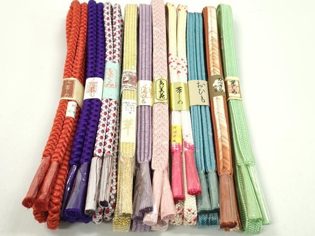 平和屋着物●和装小物　帯締め10本セット　冠組　大和組　礼装用　金銀糸　逸品　未使用　CABF7395ju 平和屋着物○和装小物 帯締め10本セット 冠組 大和組 礼装用 金銀糸