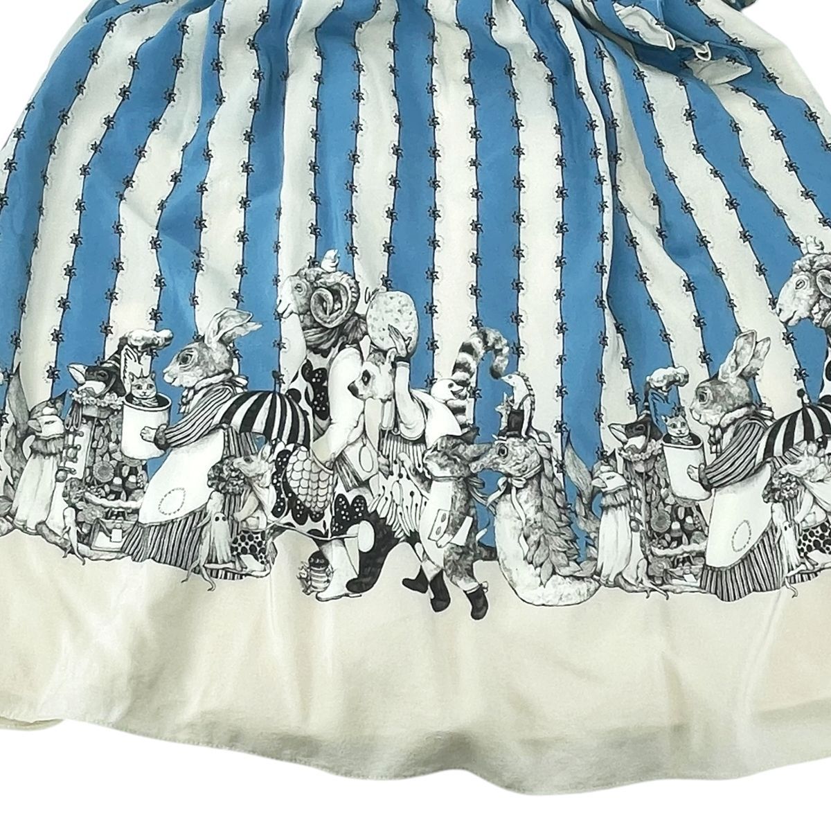 中古】 GUCCI グッチ チルドレンズ ヒグチユウコ ワンピース ブルー