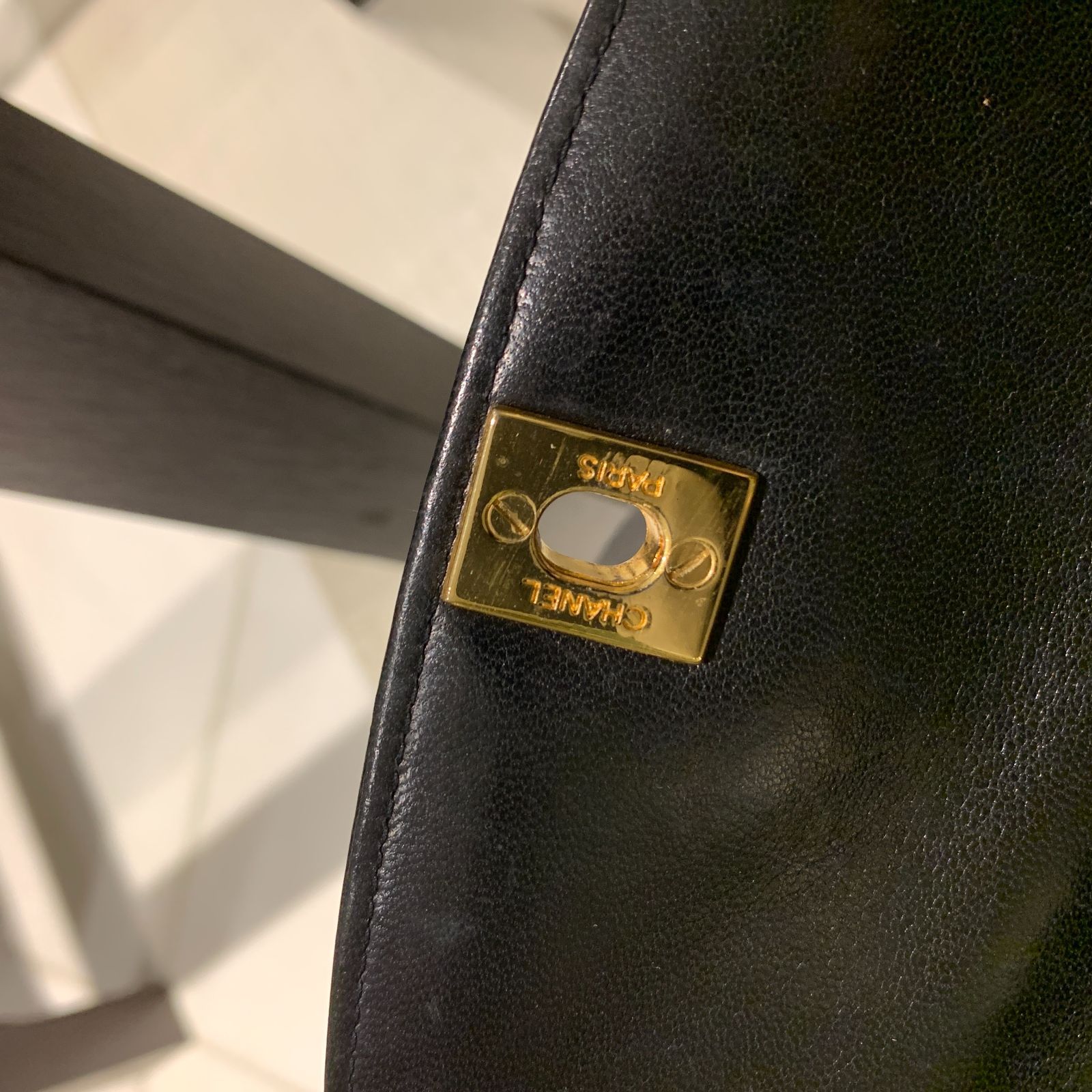 ◎本物 美品 CHANEL ダイアナ ターンロック マトラッセ ラムスキン 
