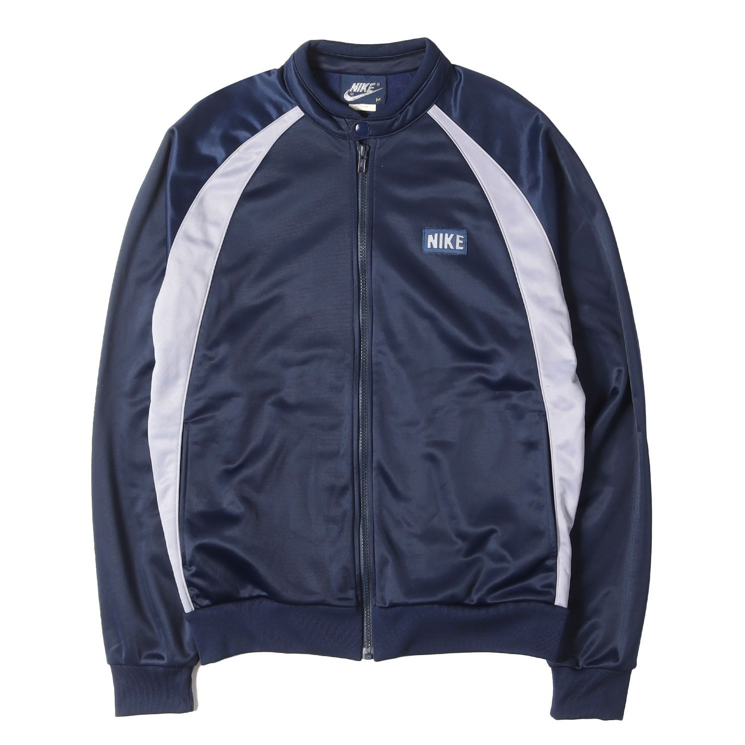 NIKE ヴィンテージ 80s セットアップ トラックジャケット ジャージ 美品 NIKE - 80s ナイキ フルジップ トラック ジャケット レディース M
