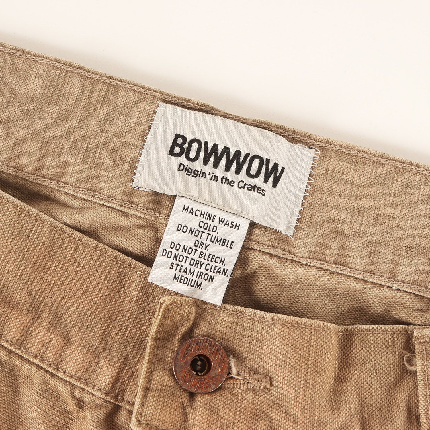 新品】BOW WOW バウワウ パンツ カーキ(AGED KHAKI) サイズ:L | 25AW