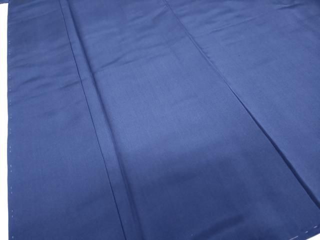 平和屋着物●上質な色無地　紺藍色　正絹　逸品　DABC2977ud 平和屋着物▽上質な色無地 単衣 草花地紋 薄縹色 正絹 逸品 AABF8297jh