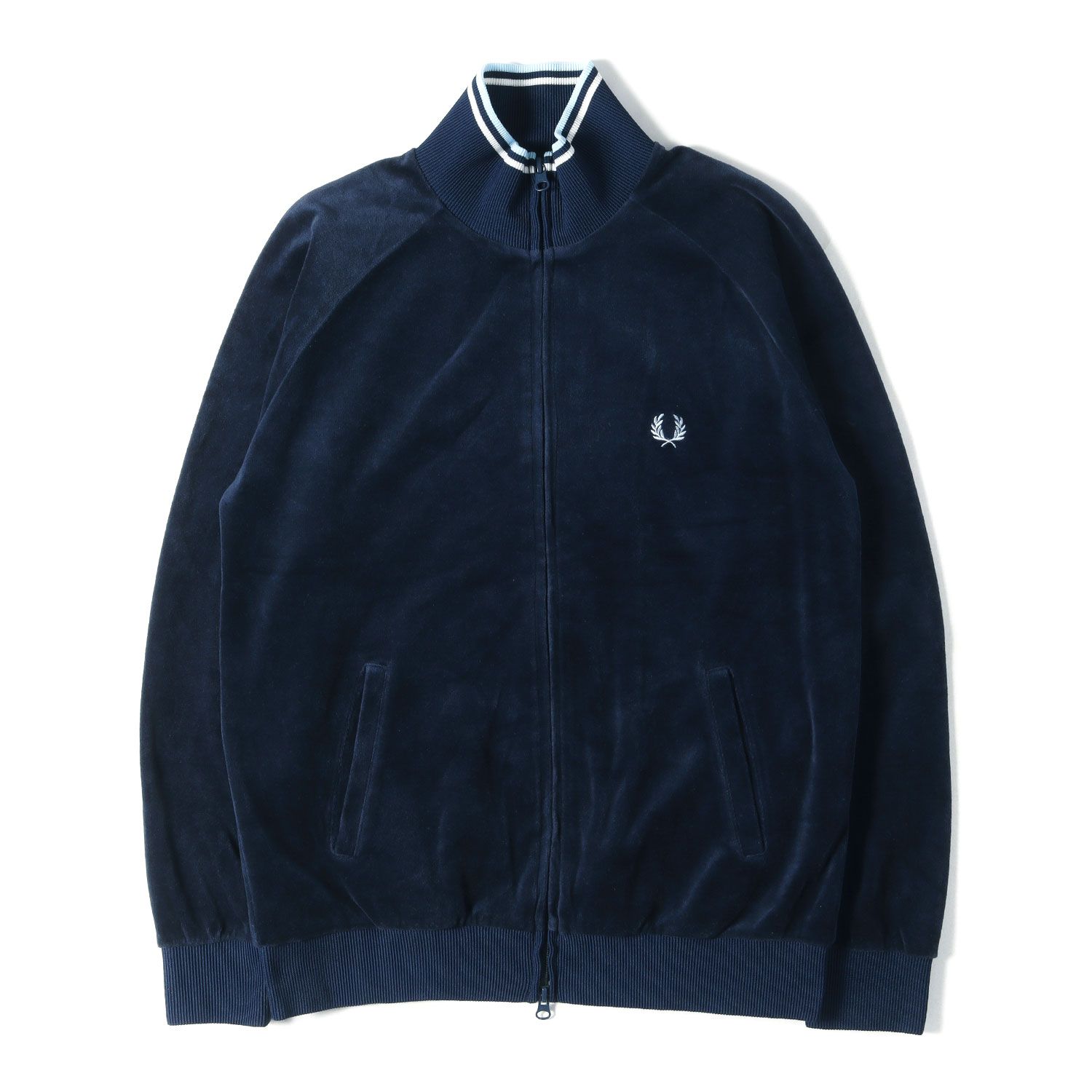 FRED PERRY フレッドペリー ジャケット ネイビー 紺 サイズ:L | ベロア