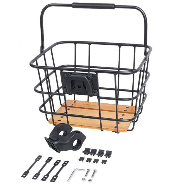 Zefal ゼファール 7059 Classic Front Basket クラシック フロントバスケット 着脱式前かご ブラック 20L