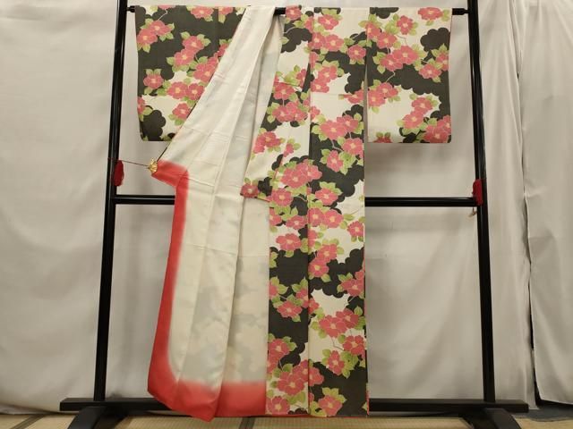 平和屋着物■上質な小紋　枝花文　正絹　逸品　AABI6378st 平和屋着物□上質な小紋 枝花文 正絹 逸品 AABI6378st - メルカリ