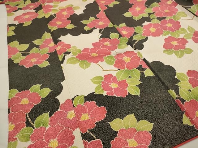 平和屋着物□上質な小紋 枝花文 正絹 逸品 AABI6378st - メルカリ