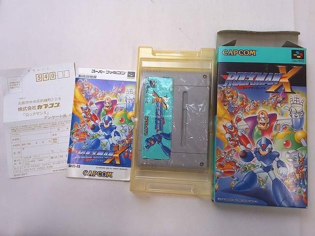 ゲーム スーパーファミコン ソフト ロックマンX 取扱説明書 箱付き