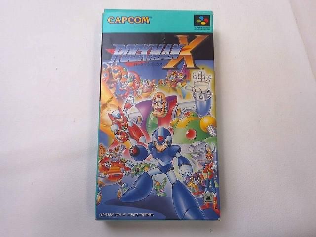 ゲーム スーパーファミコン ソフト ロックマンX 取扱説明書 箱付き