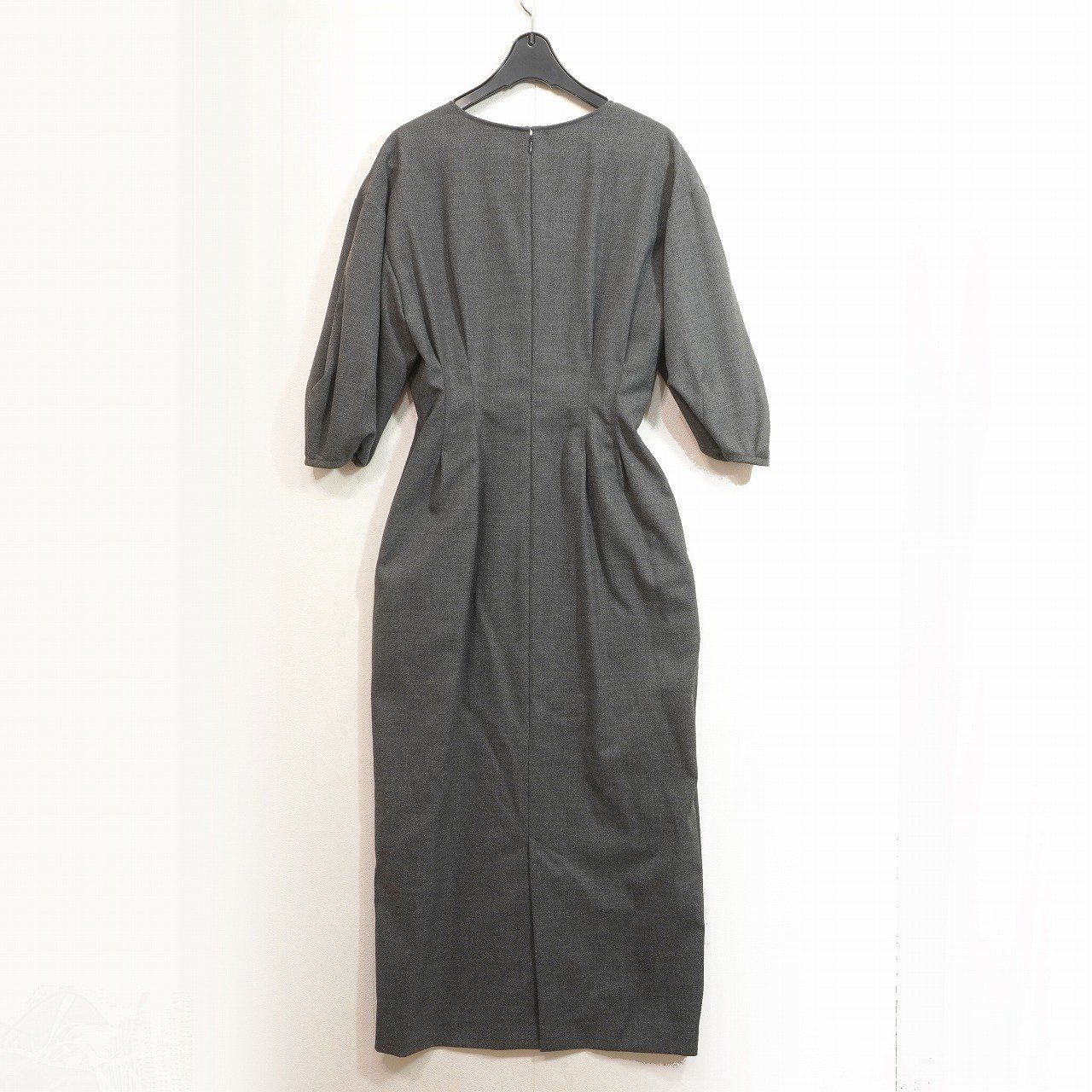 VERMEIL par iena (36) P/Ryツイルウエストシェイプ パフスリーブ