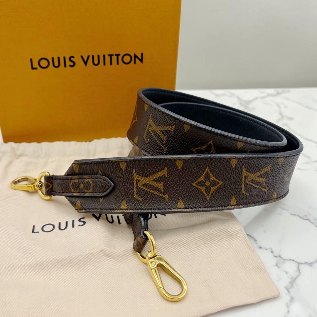 ⭐️良品⭐️ ルイヴィトン ショルダーストラップ モノグラム ブラック