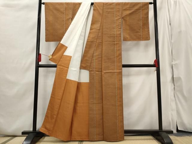 平和屋着物□上質な紬 間道 正絹 逸品 AABI6386st - メルカリ