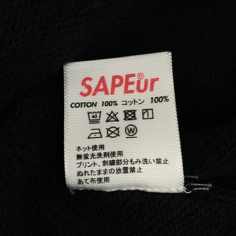 中古】SAPEur Cherish & Co パーカー サイズM ブラック サプール[19