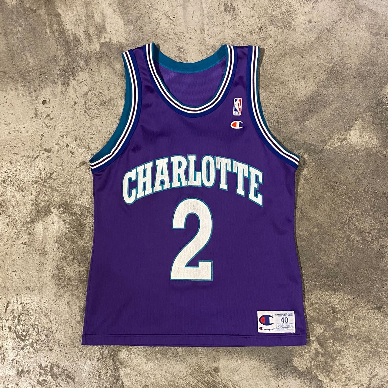 90s Champion NBA CHARLOTTE HORNETS JERSEY チャンピオン