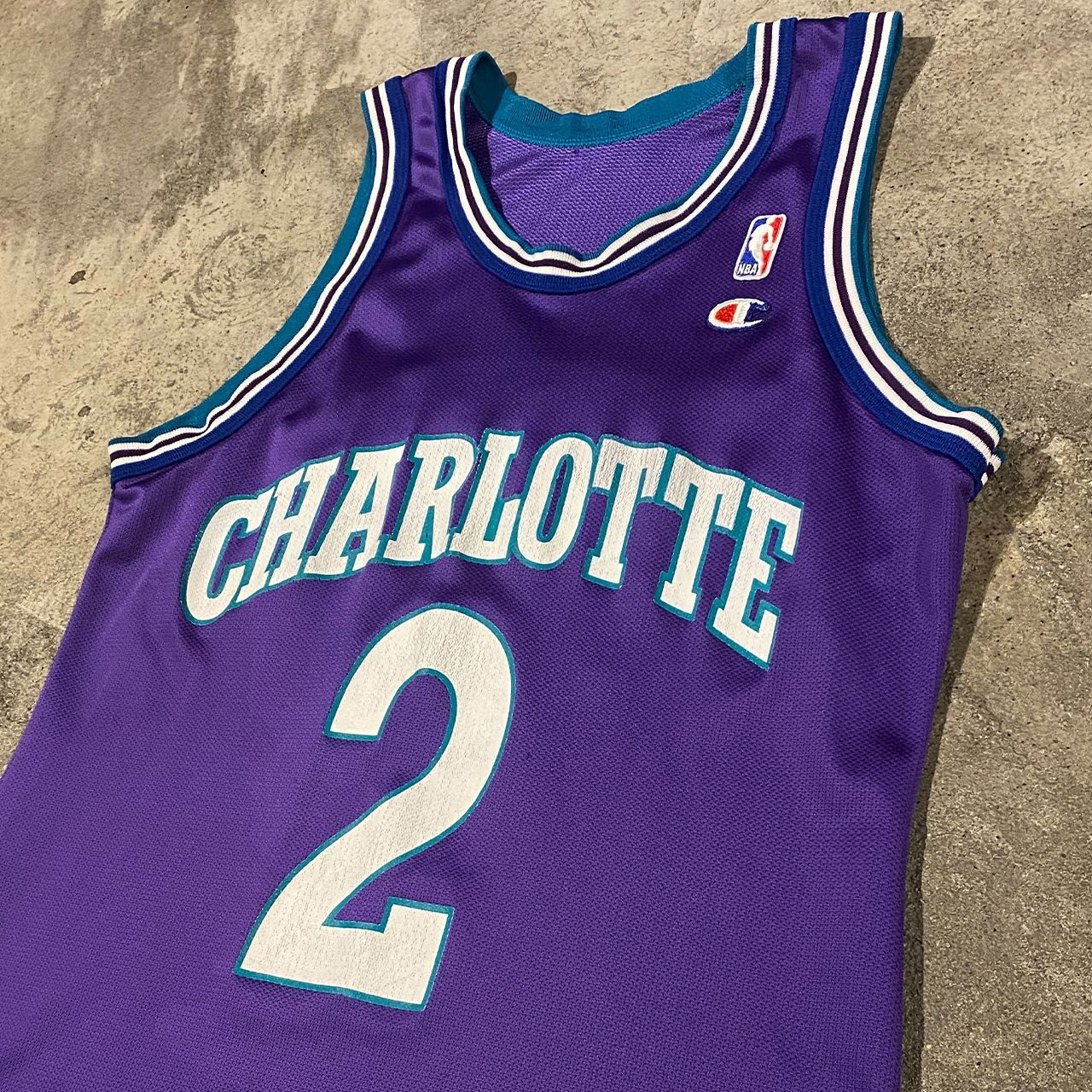 90s Champion NBA CHARLOTTE HORNETS JERSEY チャンピオン