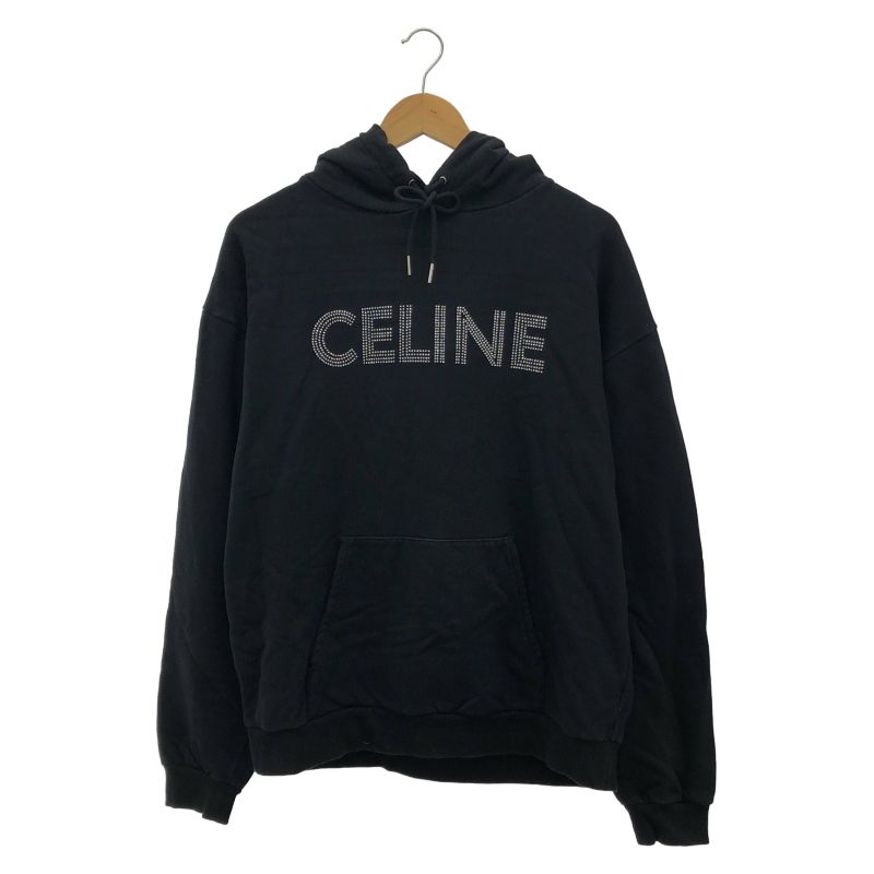 【中古】CELINE ラインストーン パーカー サイズL ブラック 2Y64D670Q.38CB セリーヌ[19][240019529482] 中古】CELINE ラインストーン パーカー サイズL ブラック 2Y64D670Q