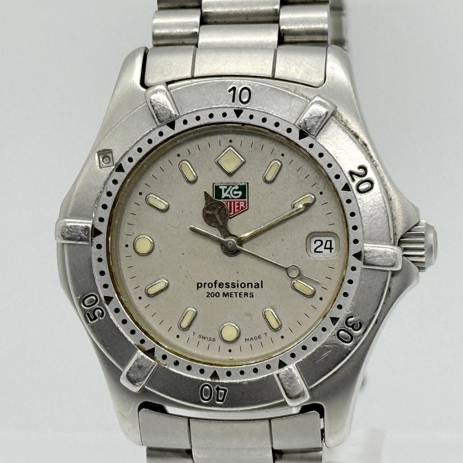 TAG HEUER タグホイヤー プロフェッショナル 200m WE1211-R グレー QZ 