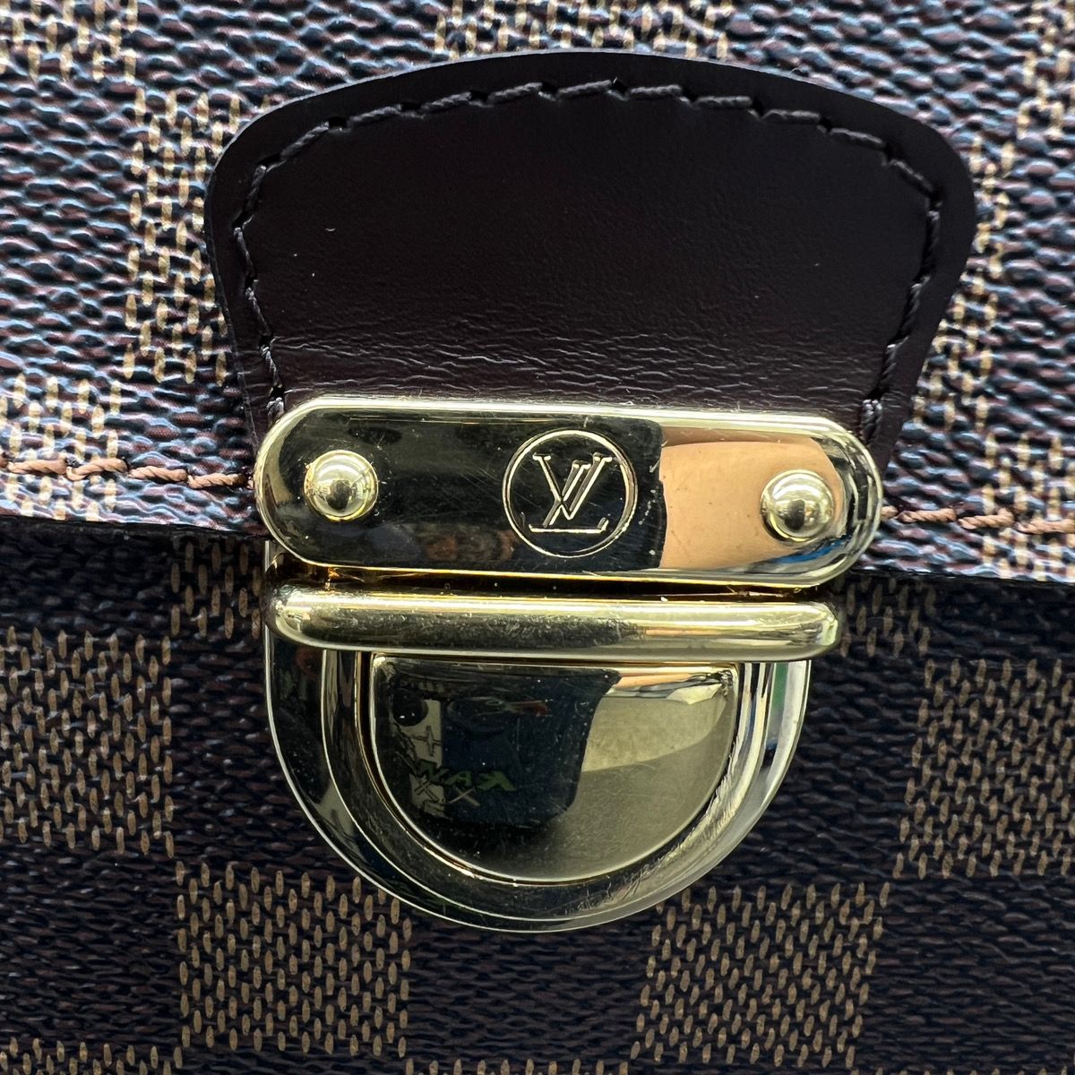 LOUIS VUITTON 美品 ルイヴィトン ラヴェッロ GM ダミエ エベヌ
