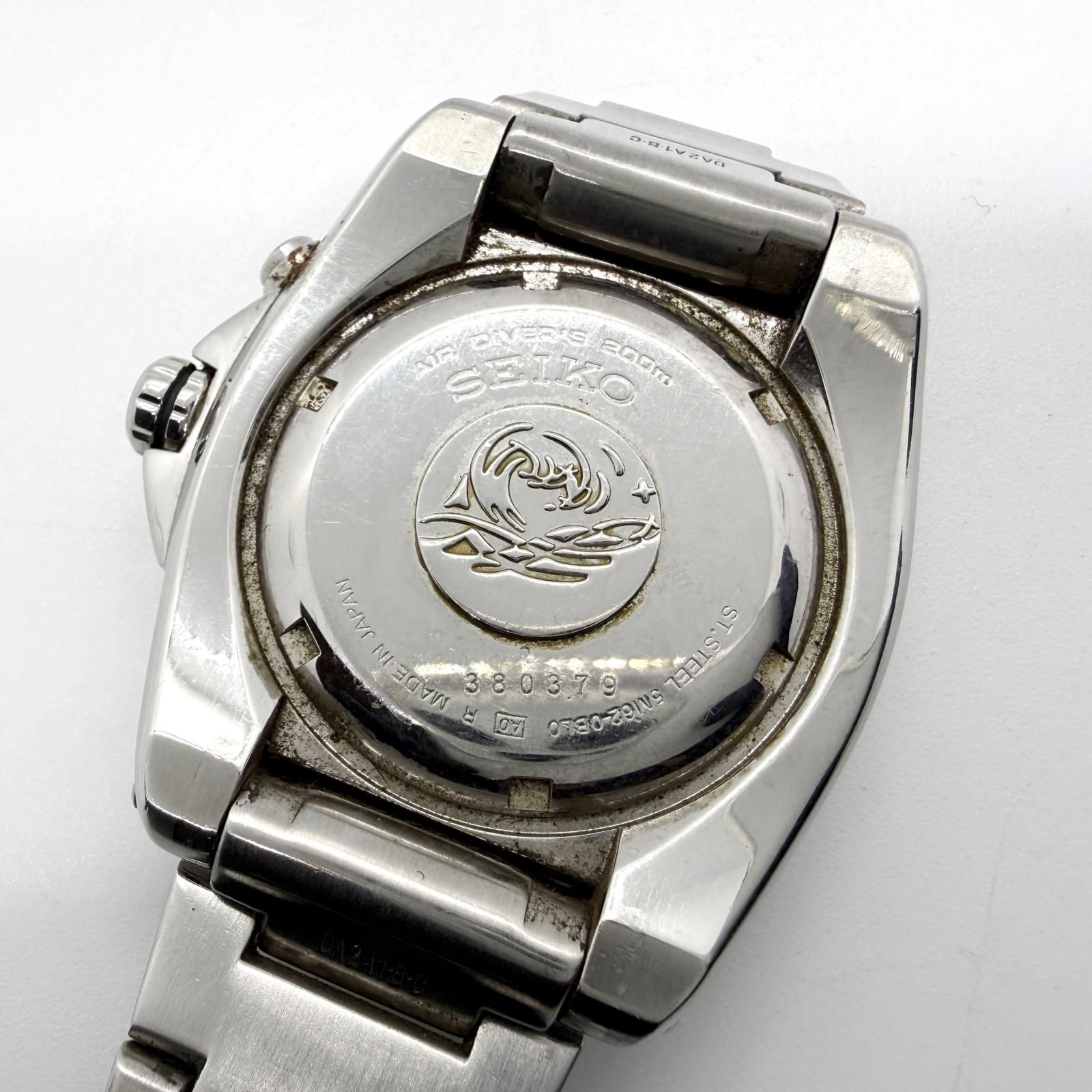 SEIKO セイコー KINETIC キネティック スキューバ 200m 5M62-0BL0 