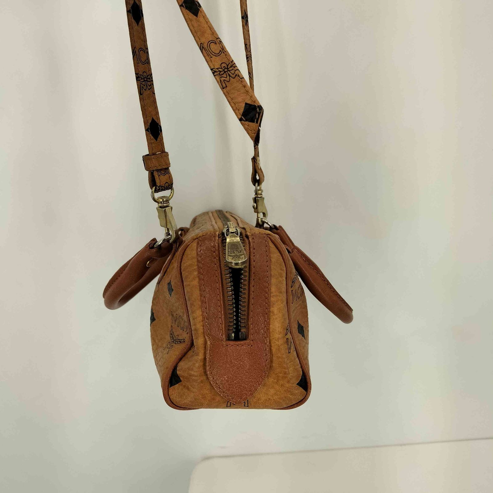 エムシーエム MCM ヴィセトス柄 2WAY レザー ミニボストンバッグ 