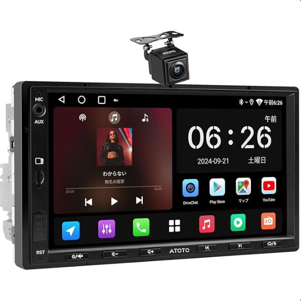 A5L 7インチ Android 2DIN ディスプレイオーディオ、未使用品 MP> 2026年3月製 ATOTOZONE A5L Android 2DIN ディスプレイオーディオ
