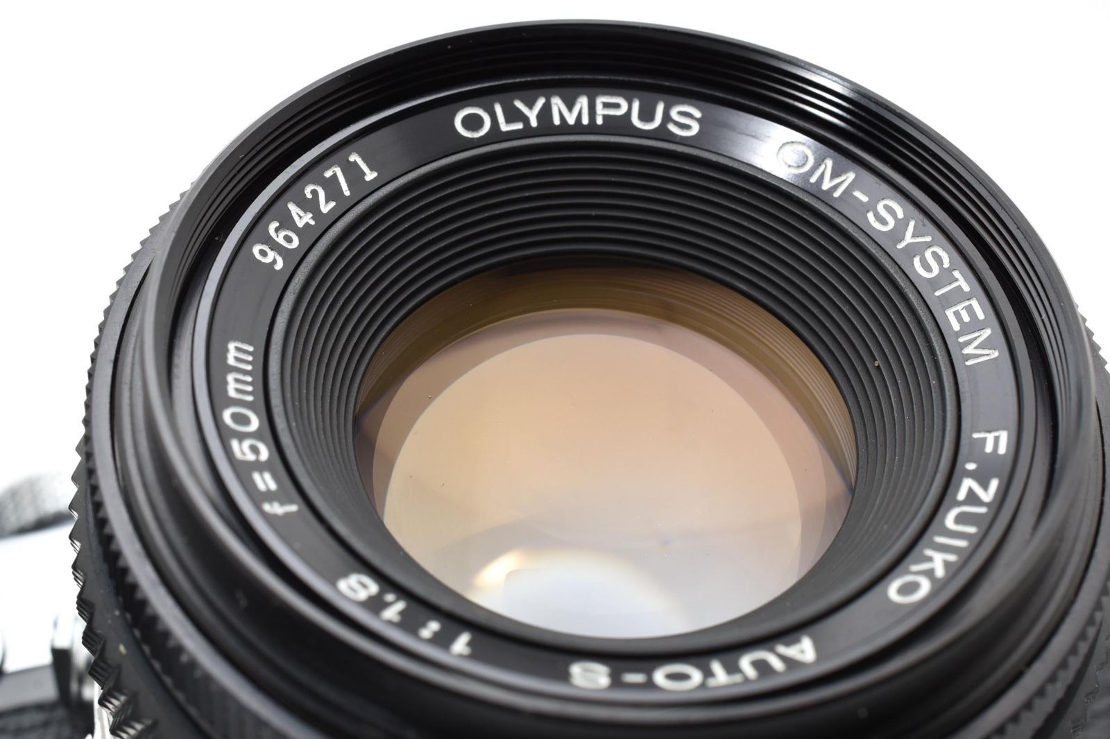 6927 【良品】 Olympus Om-1 Slr Film Camera F.Zuiko Auto-S 50mm F1