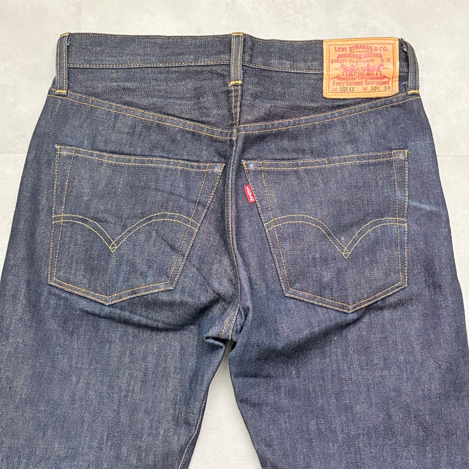 LVC リーバイス 501XX デニムパンツ 47501 W30 濃紺 復刻 47501 USA製 