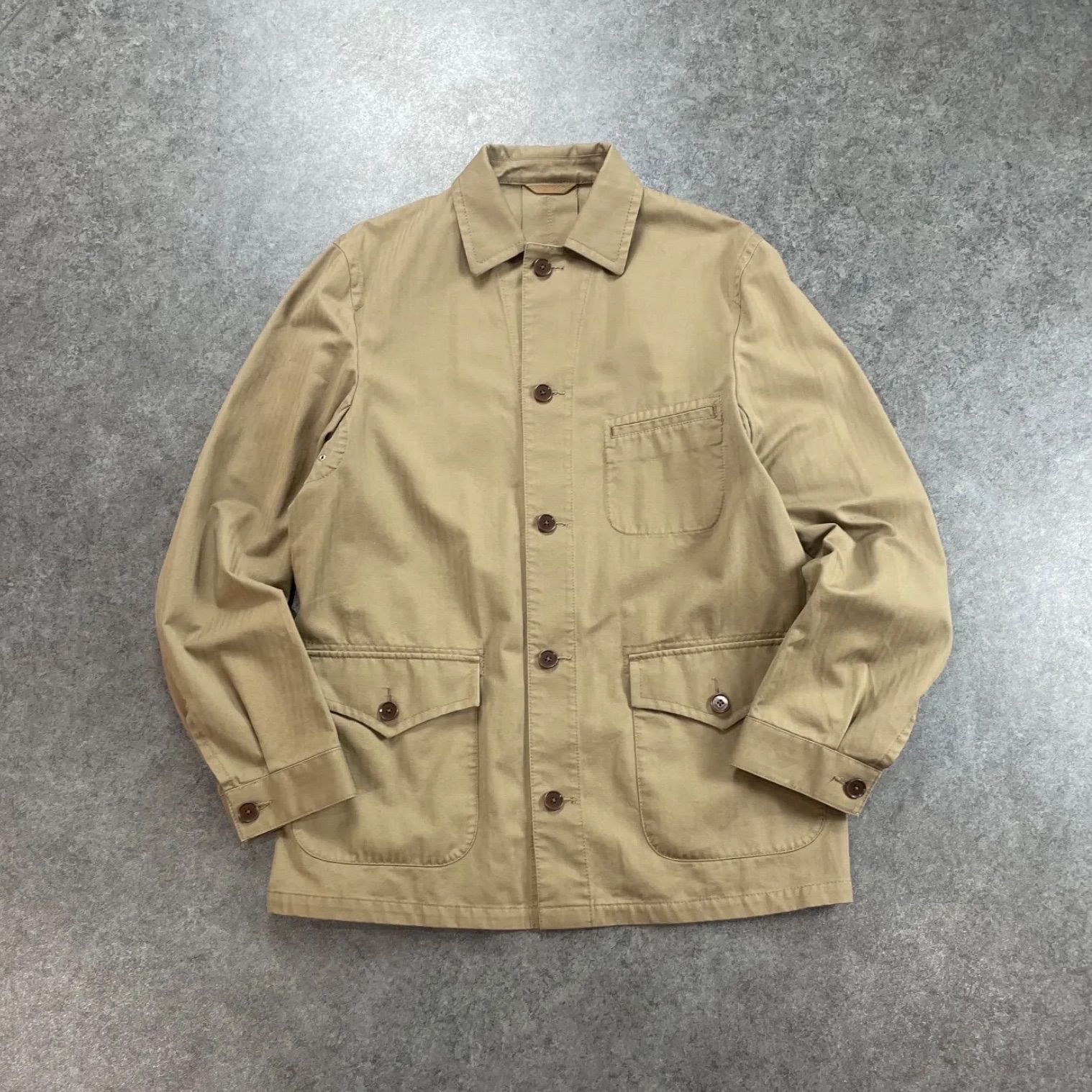 23区 HOMME オンワード樫山 カバーオール ハンティング ワーク 