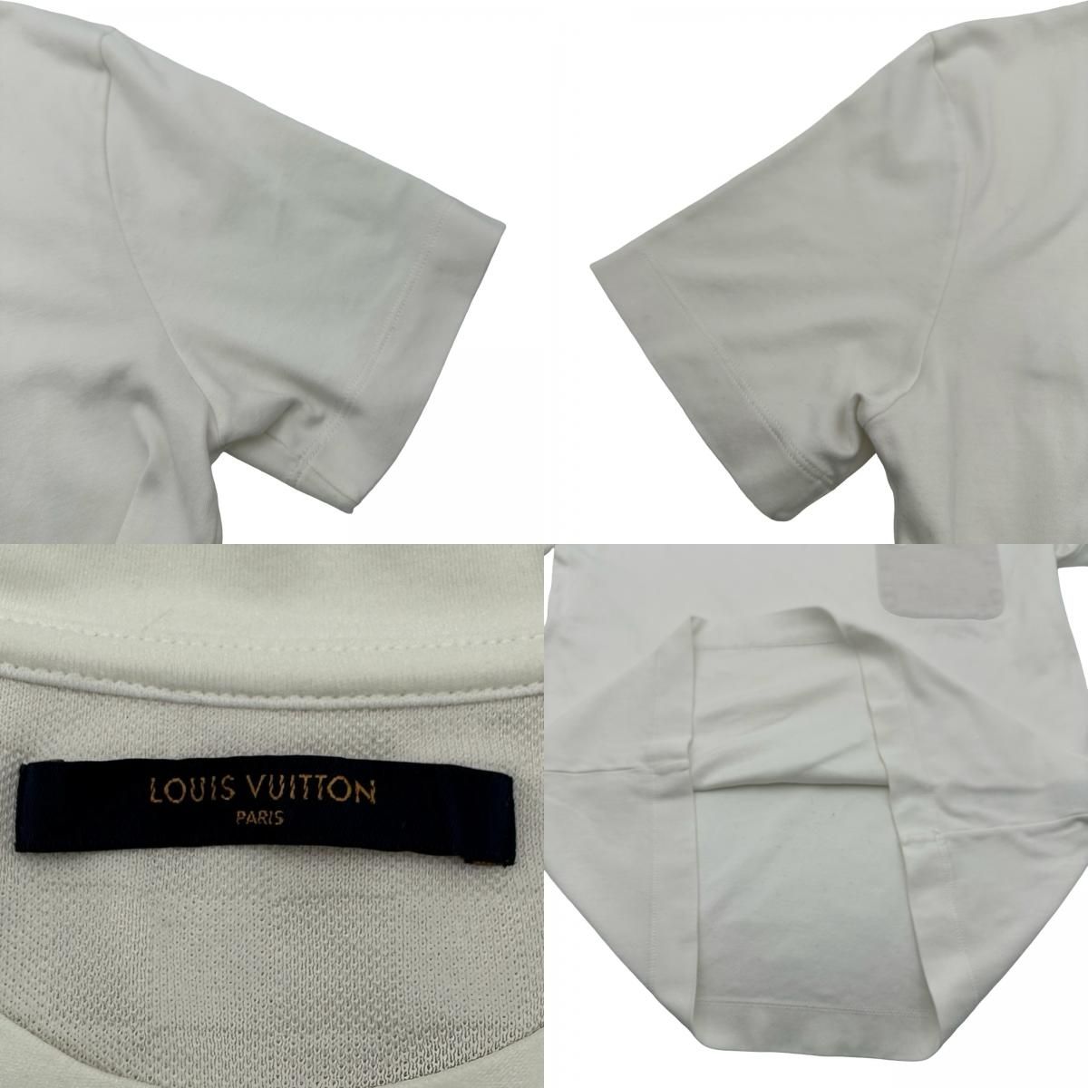 ルイ・ヴィトン LOUIS VUITTON ダミエポケットTシャツ H6Y45W ホワイト 