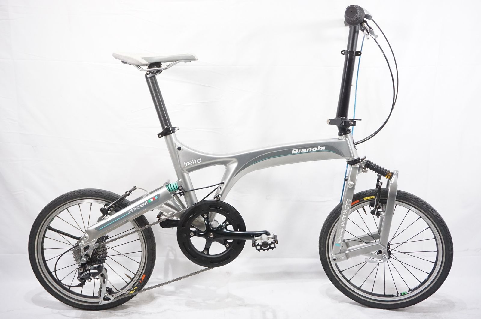 BIANCHI 「ビアンキ」 FRETTA 2010年モデル 18インチ 折り畳み自転車 / バイチャリAKIBA店