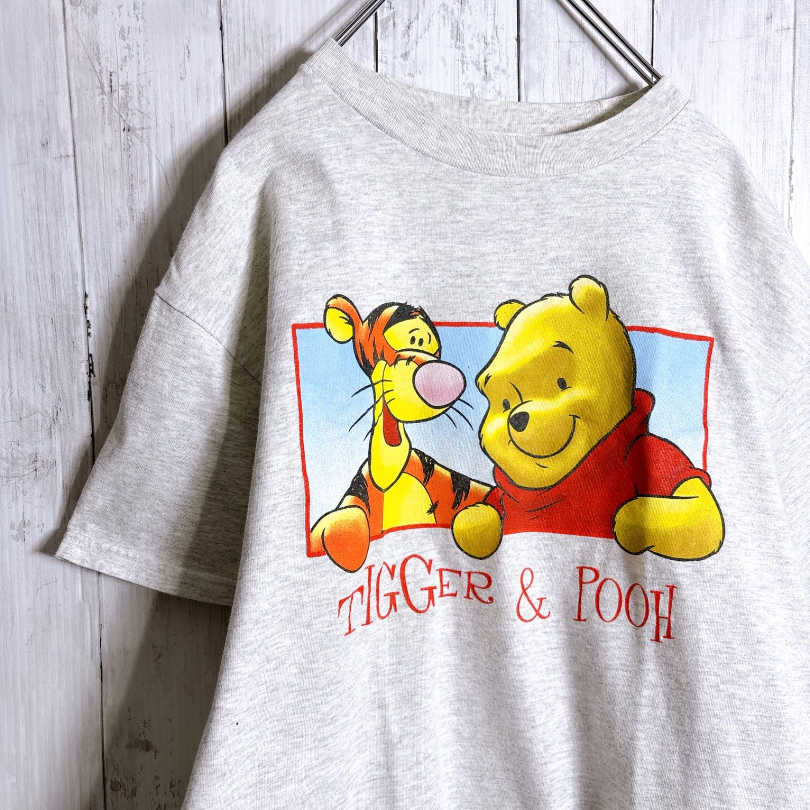 【入手困難】00s Disney Vintage 古着 TENNESSEE RIVER ディズニー くまのプーさん ティガー 半袖Tシャツ #254