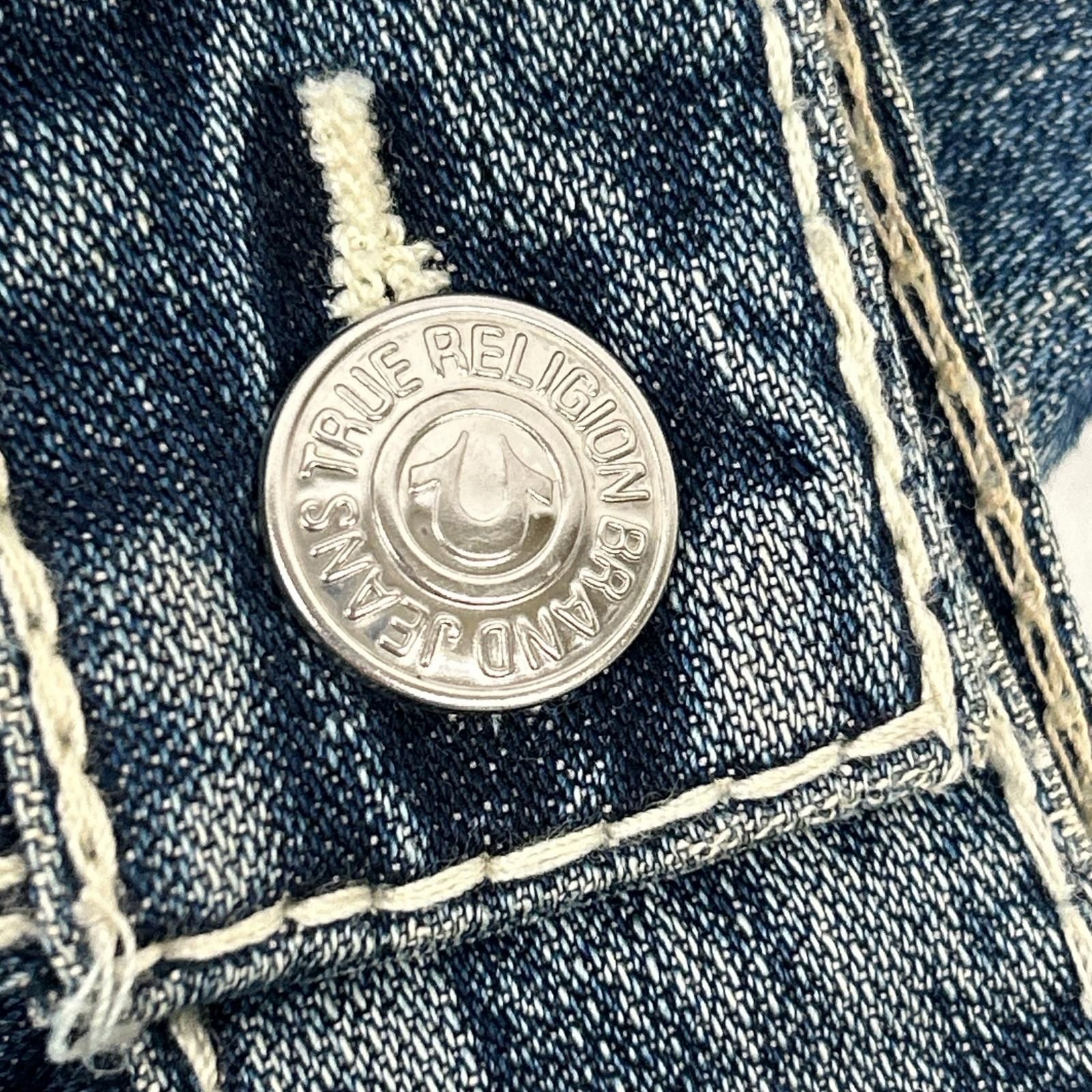 TRUE RELIGION トゥルーレリジョン ｲﾝﾃﾞｨｺﾞ JIMMY BIG QT ﾃﾞﾆﾑｼﾞｬｹｯﾄ M 