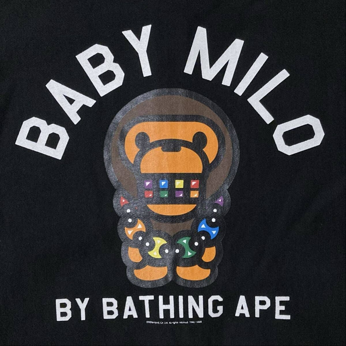 A BATHING APE マイロドット フルジップパーカー M 総ロゴ マイロ フルジップ パーカー Mサイズ ブラック a bathing ape BAPE