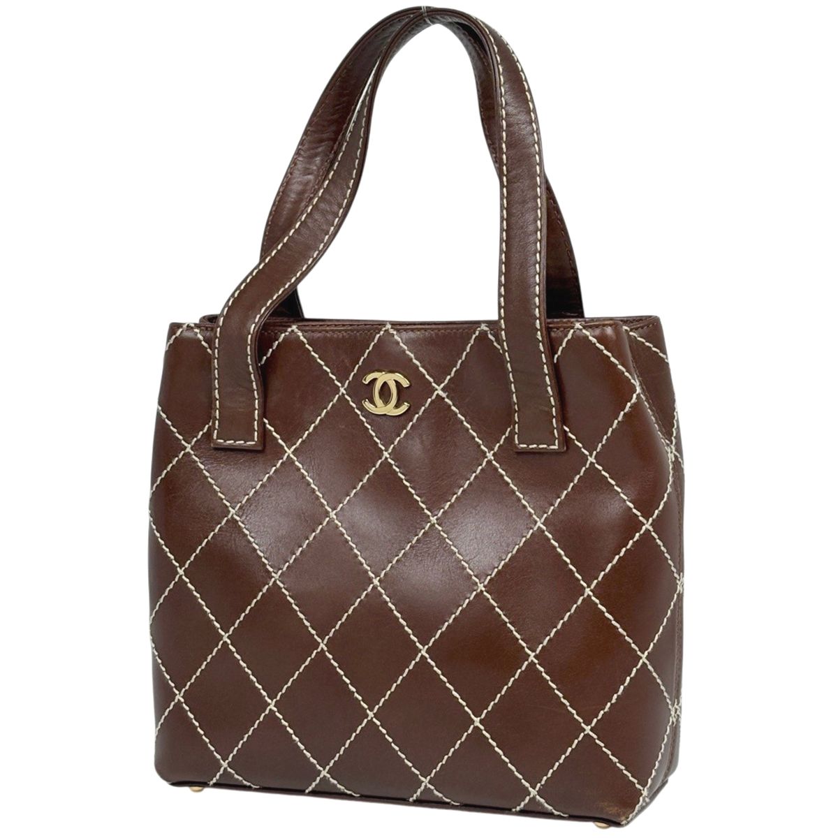 シャネル CHANEL ワイルドステッチ トートバッグ ココマーク シャネル CHANEL ワイルドステッチ トートバッグ ココマーク