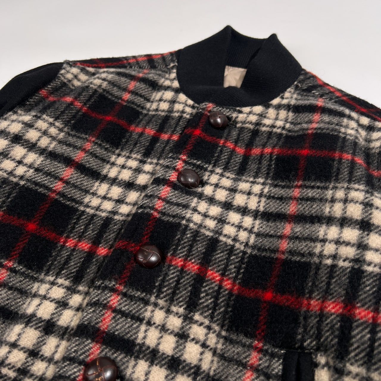 VAN JAC ヴァンヂャケット WOOLRICH生地 チェック ジャケット ブルゾン 