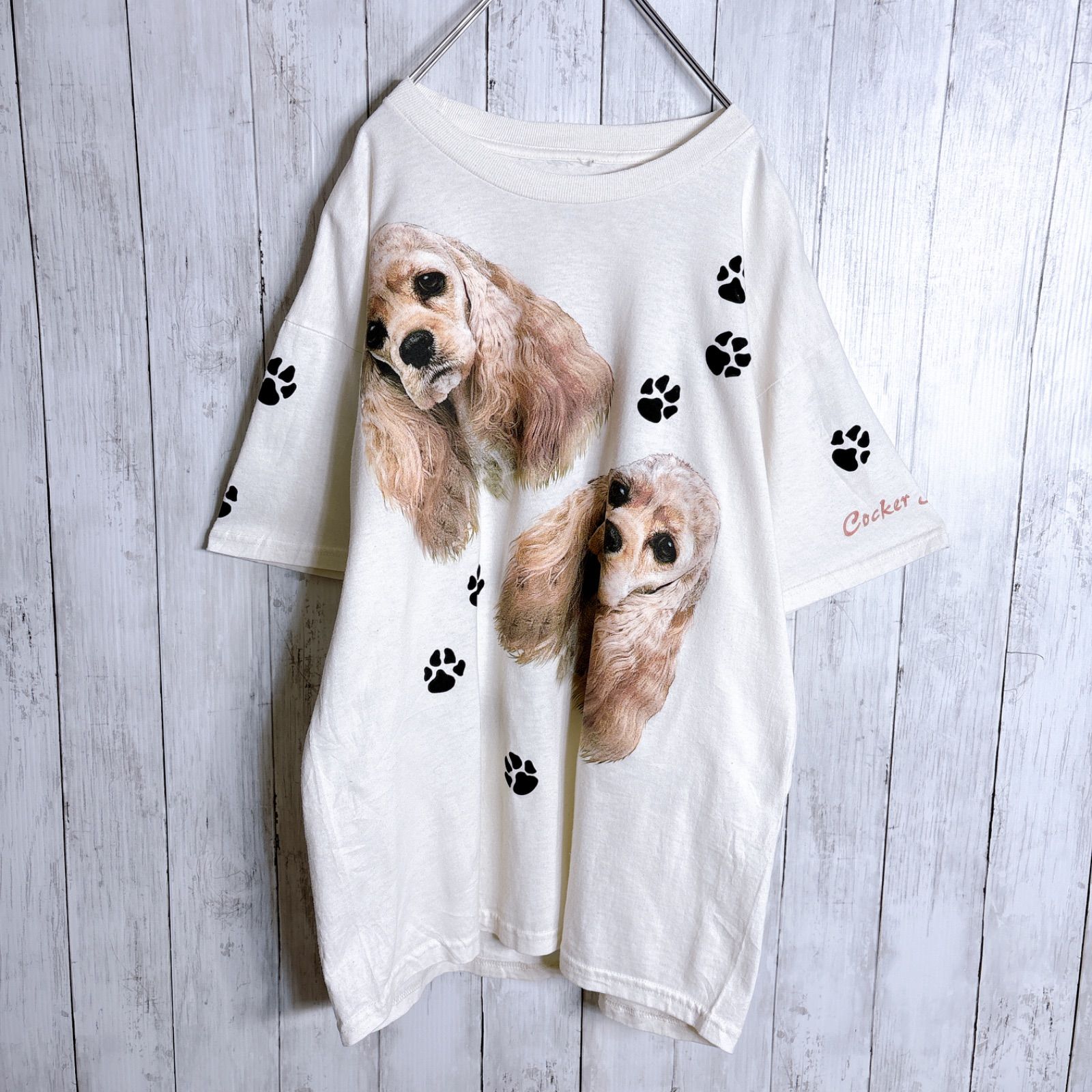 入手困難】90s Vintage 古着 アメリカンコッカースパニエル 犬 