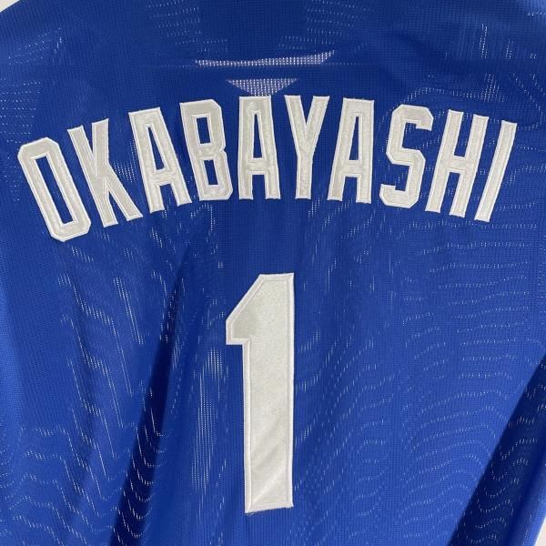 岡林勇希 レプリカユニフォーム Mサイズ 中古】mizuno 岡林勇希 レプリカユニフォーム サイズL 青[91] - メルカリ