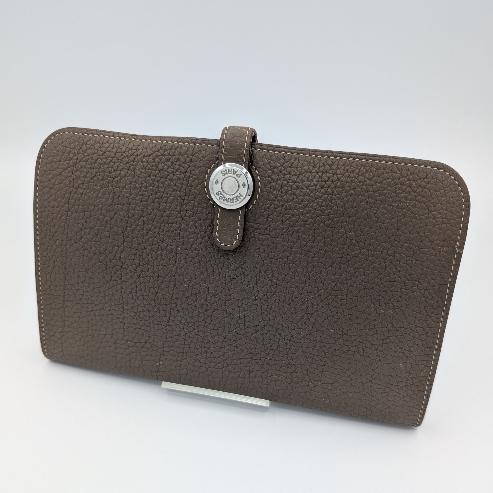 HERMES エルメス ドゴン デュオ エトゥープ トゴ □R刻印 - メルカリ