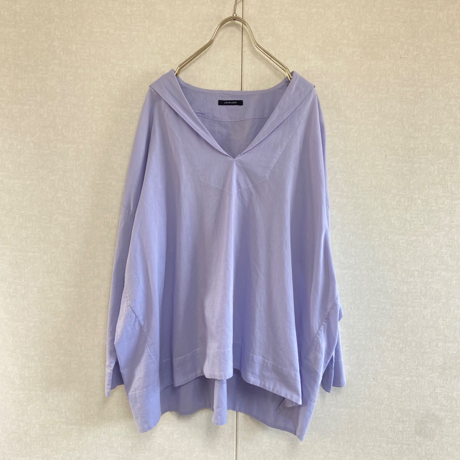 パドカレ pas de calais セーラーカラー プルオーバーシャツ 