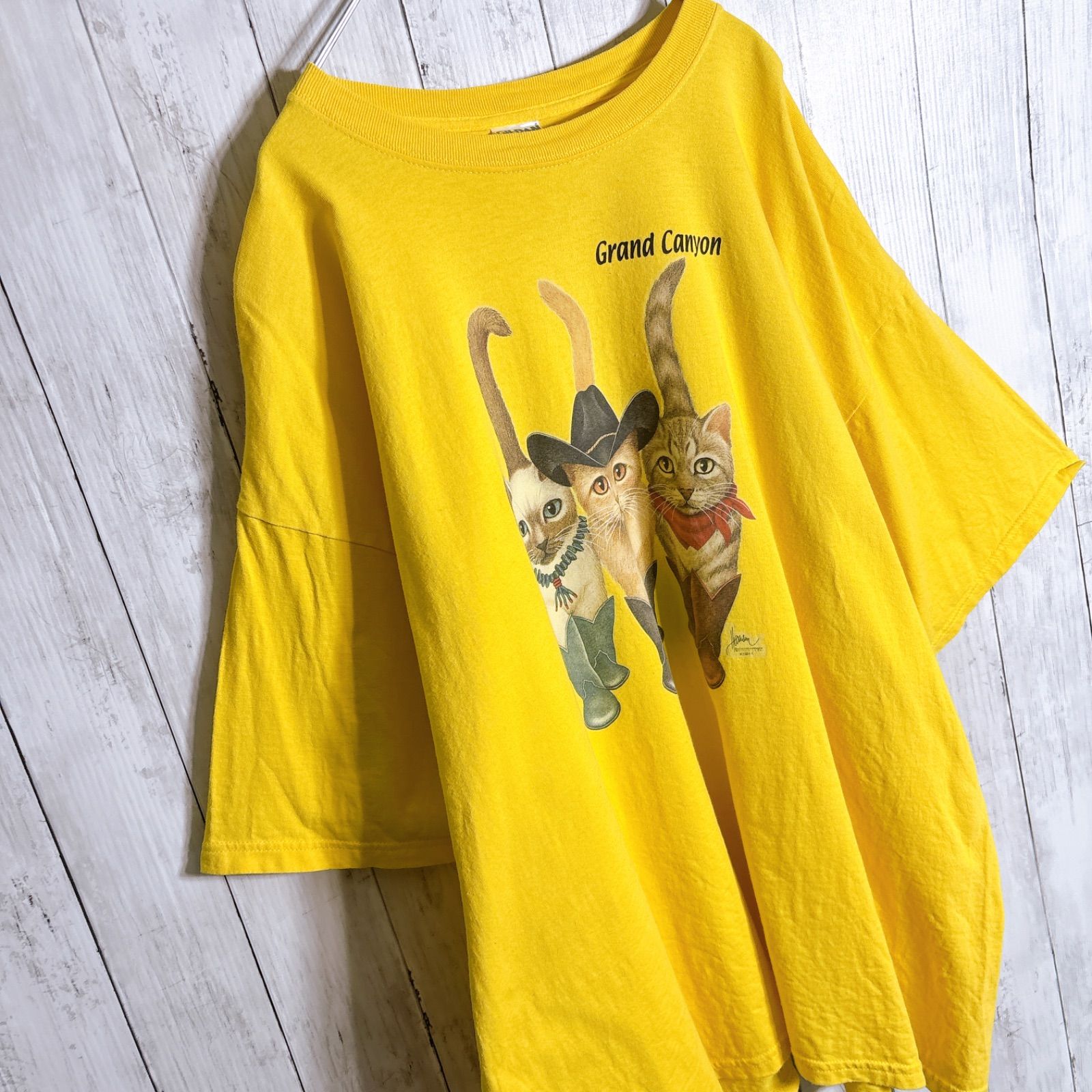 入手困難】あいみょん 00s Vintage 古着 ネコ 猫 アニマル 動物