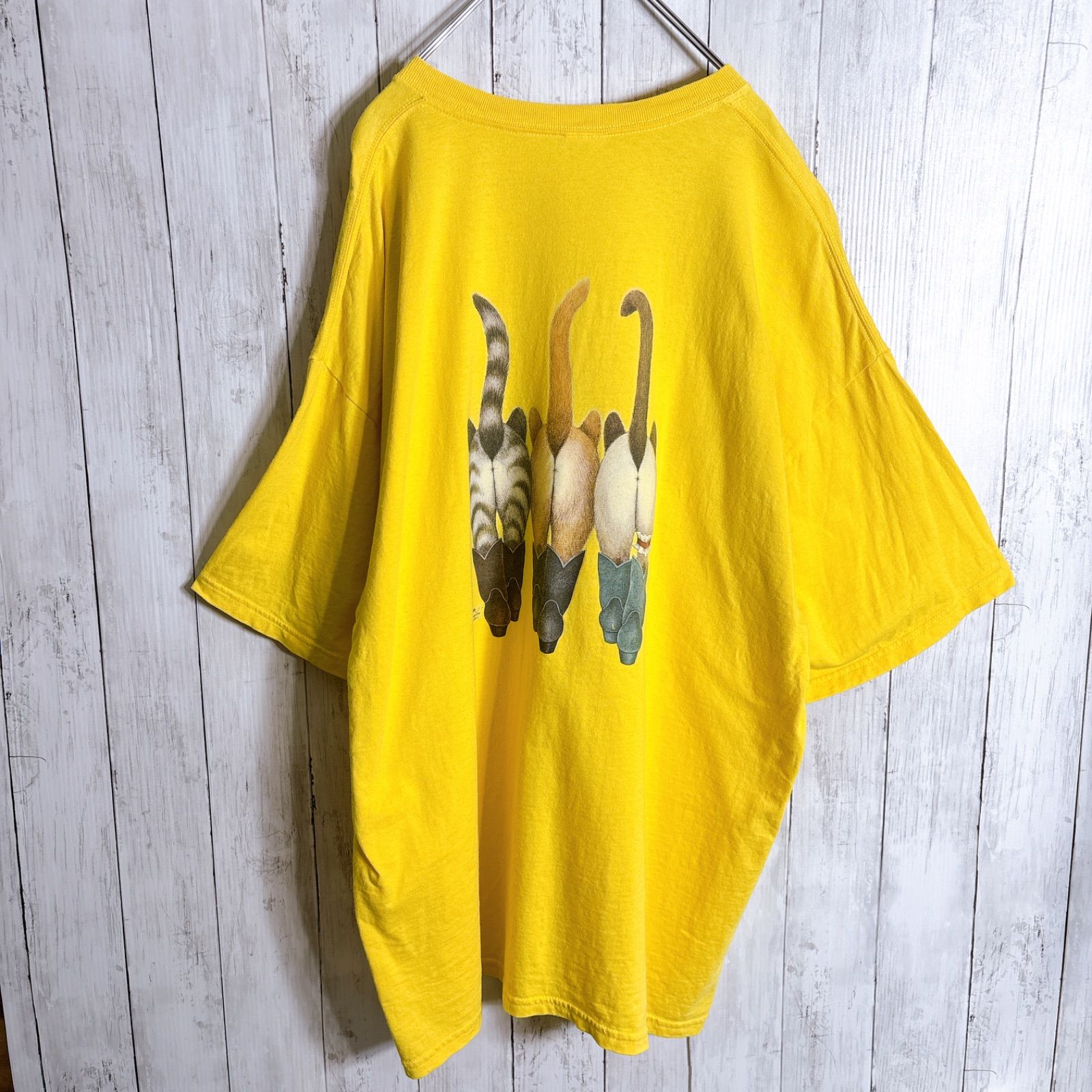 あいみょん 着用 古着 Tシャツ 猫 ヴィンテージ 入手困難】あいみょん 00s Vintage 古着 ネコ 猫 アニマル 動物